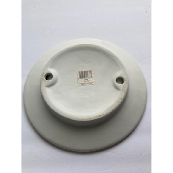 Waxcessories Nautical Seashell Raised Jar Candle Plate 7.25 inch Diameter - Picture 6 of 8